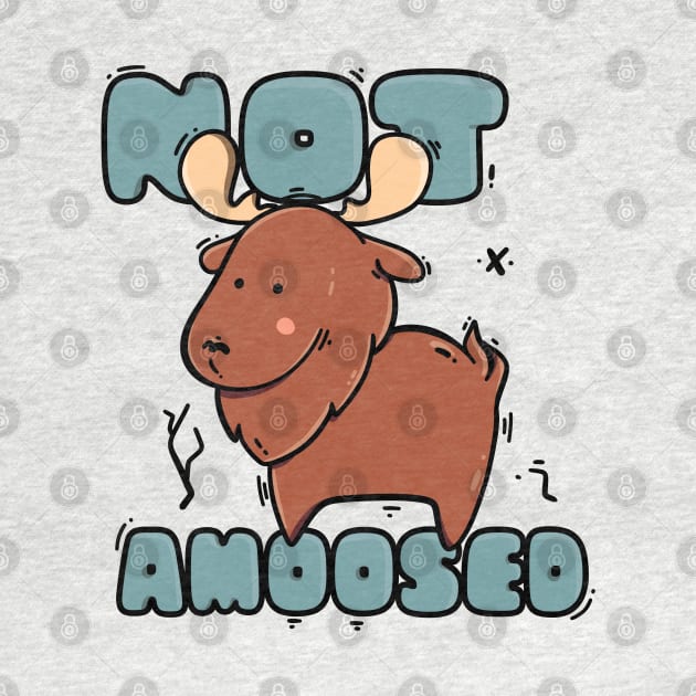 Not amoosed - Pun by munkidesigns